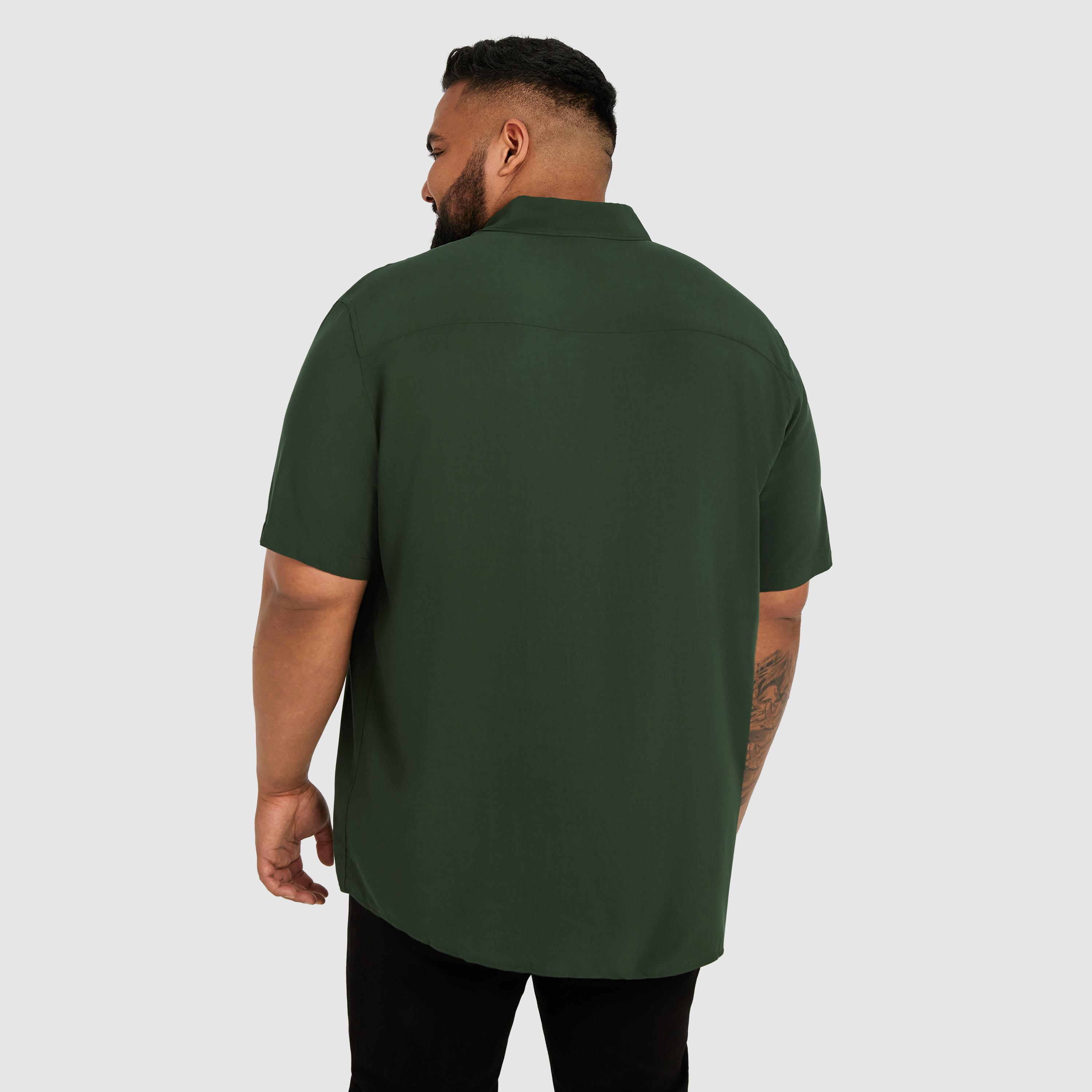 Military Dom Short Sleeve Viscose Shirt