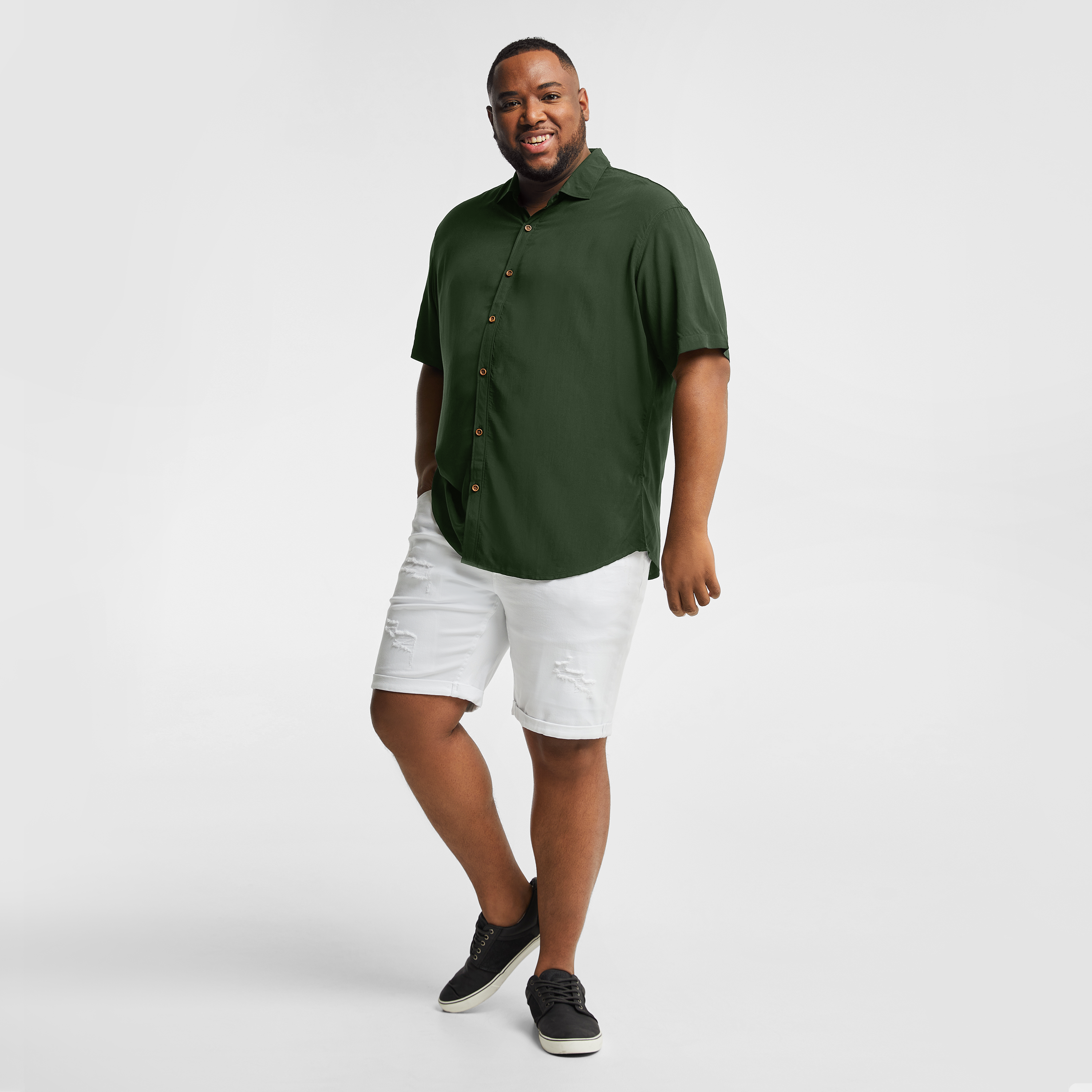 Military Dom Short Sleeve Viscose Shirt