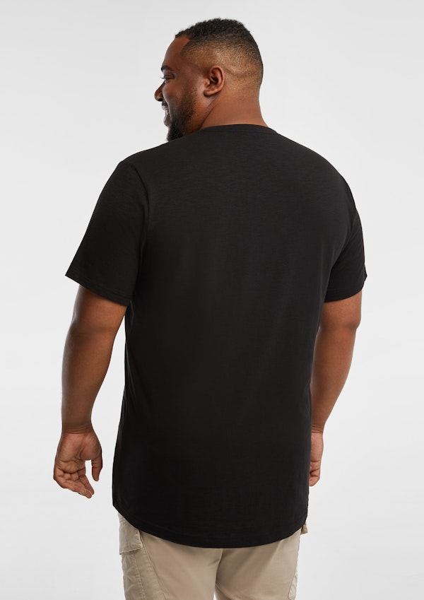 Slub Longline T Shirt