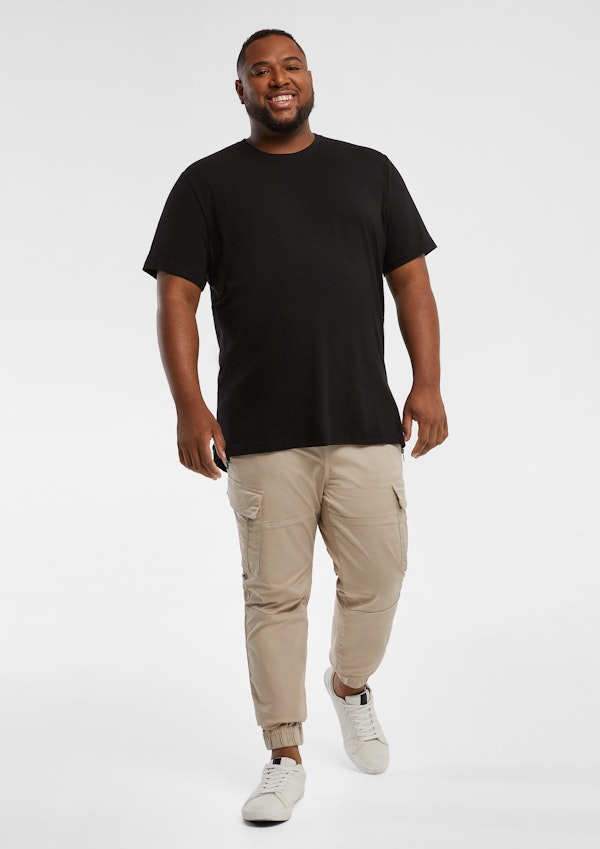 Black longline sales t shirt mens
