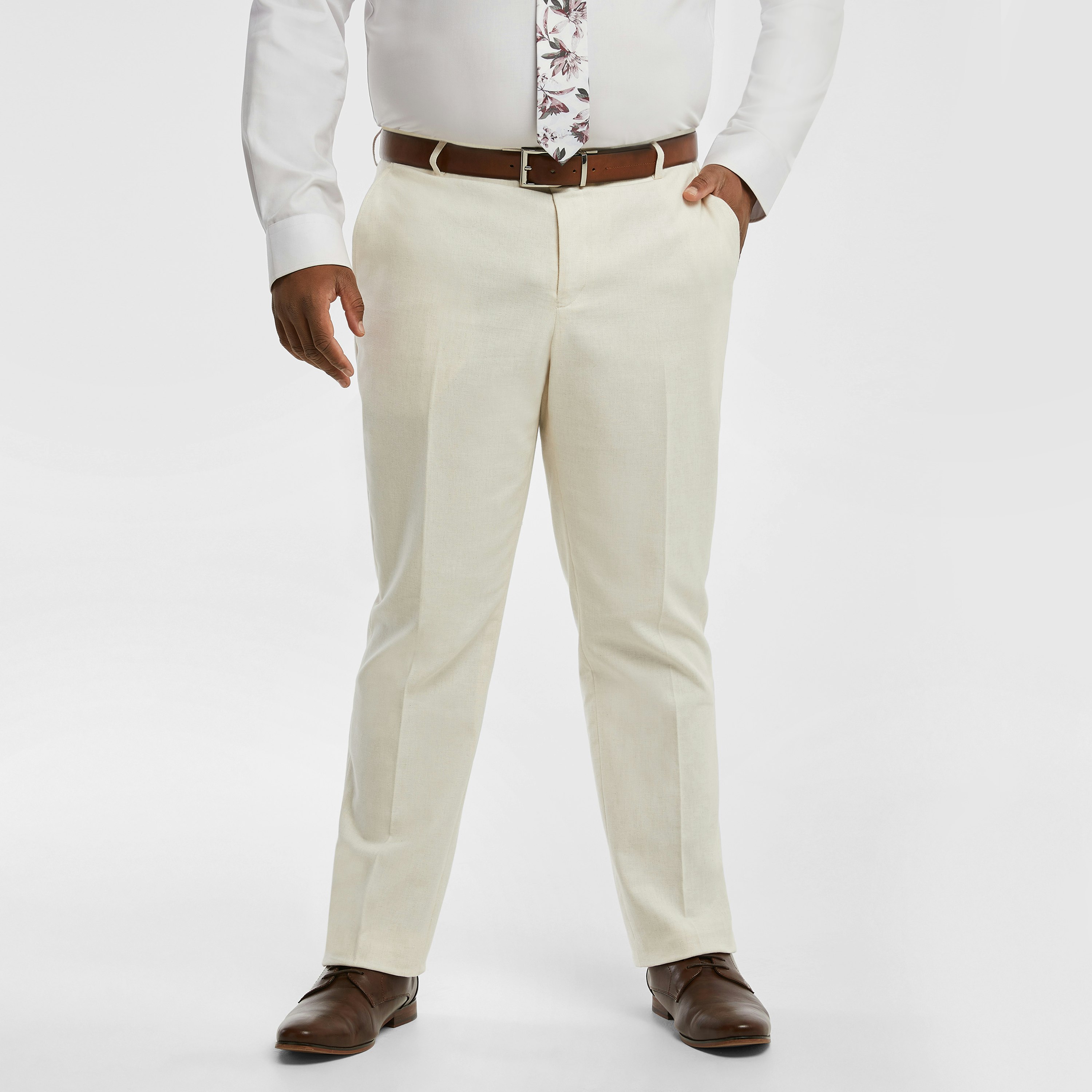 Off White Harlington Stretch Dress Pants AXL+CO by Connor