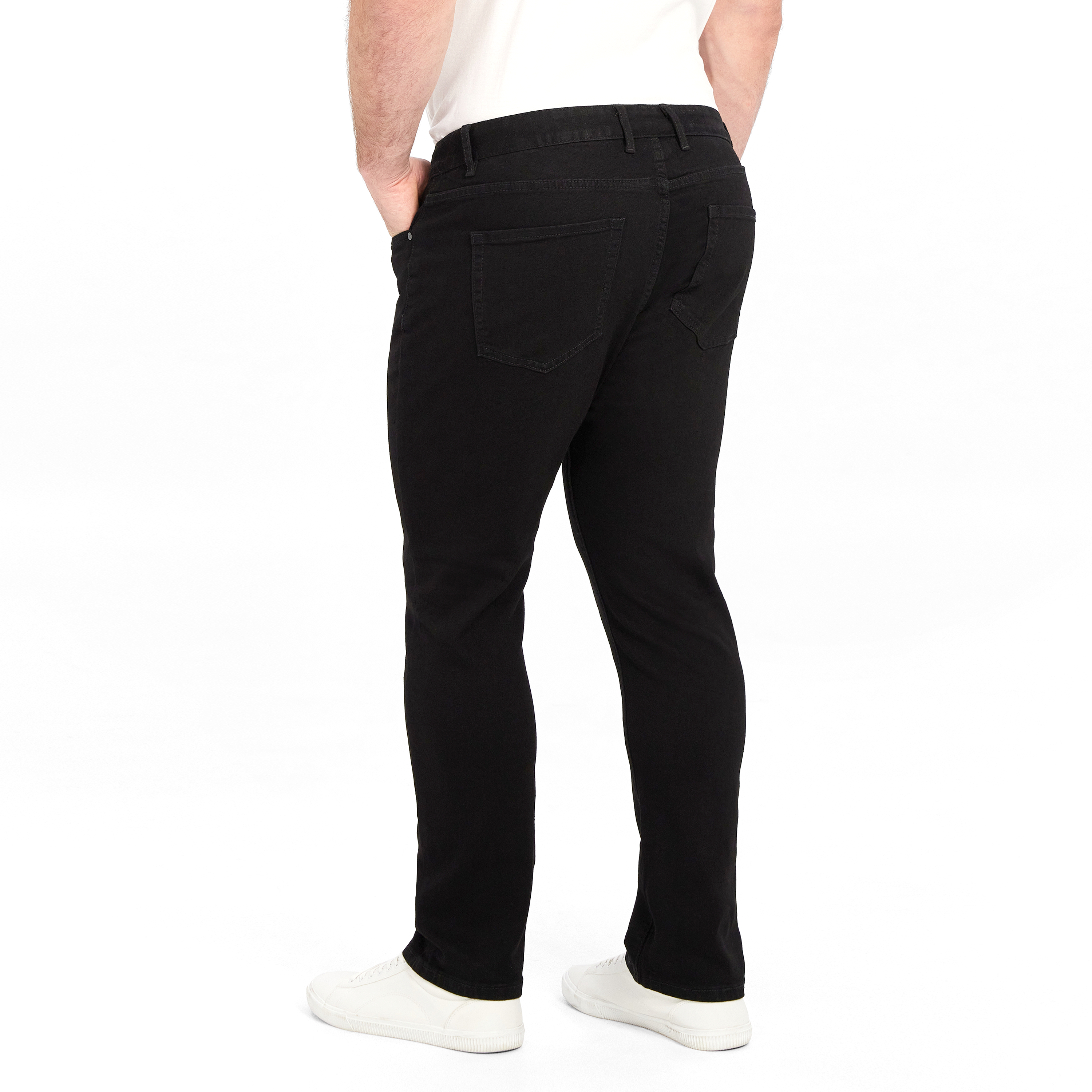 Black Toronto Stretch Slim Fit Jeans