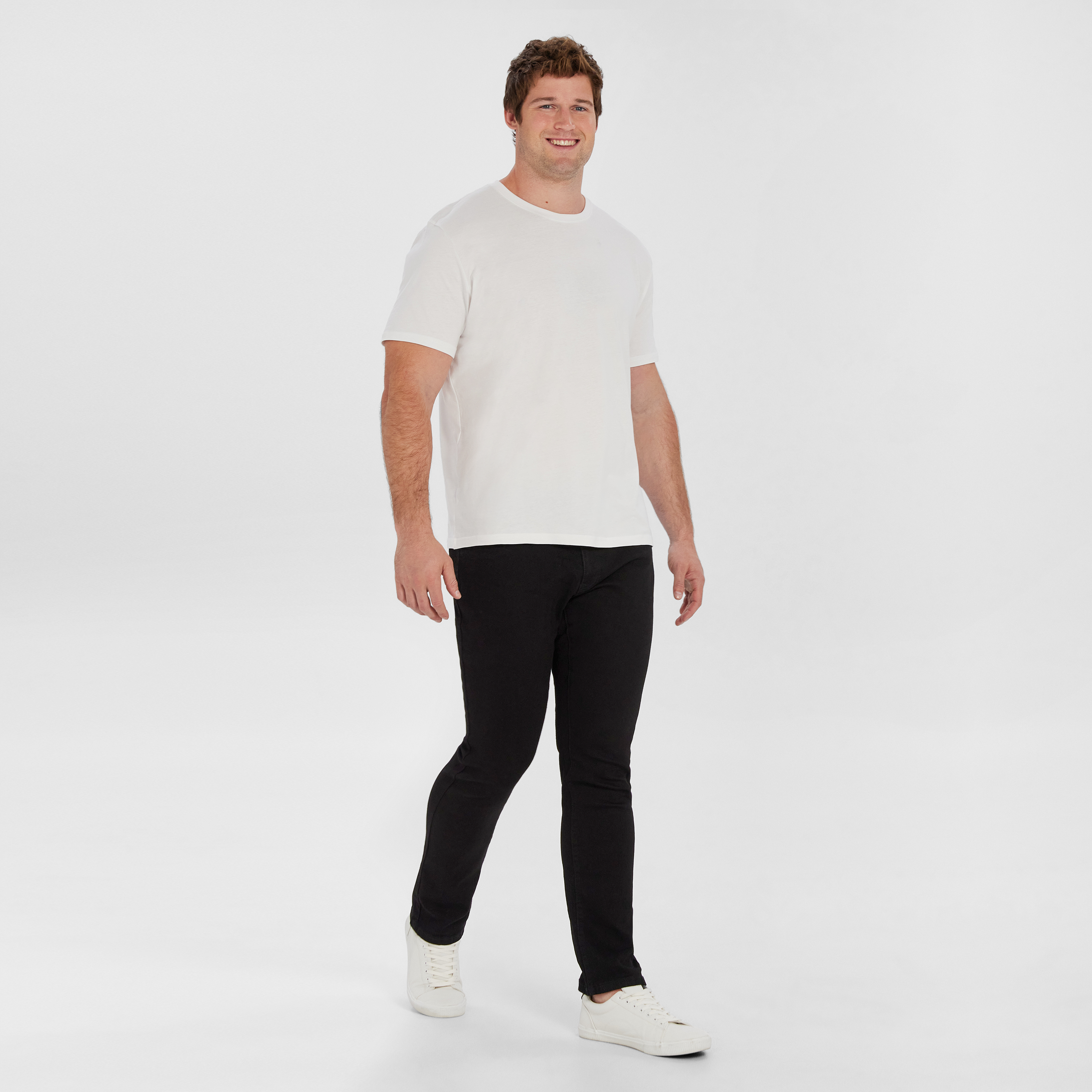 Black Toronto Stretch Slim Fit Jeans