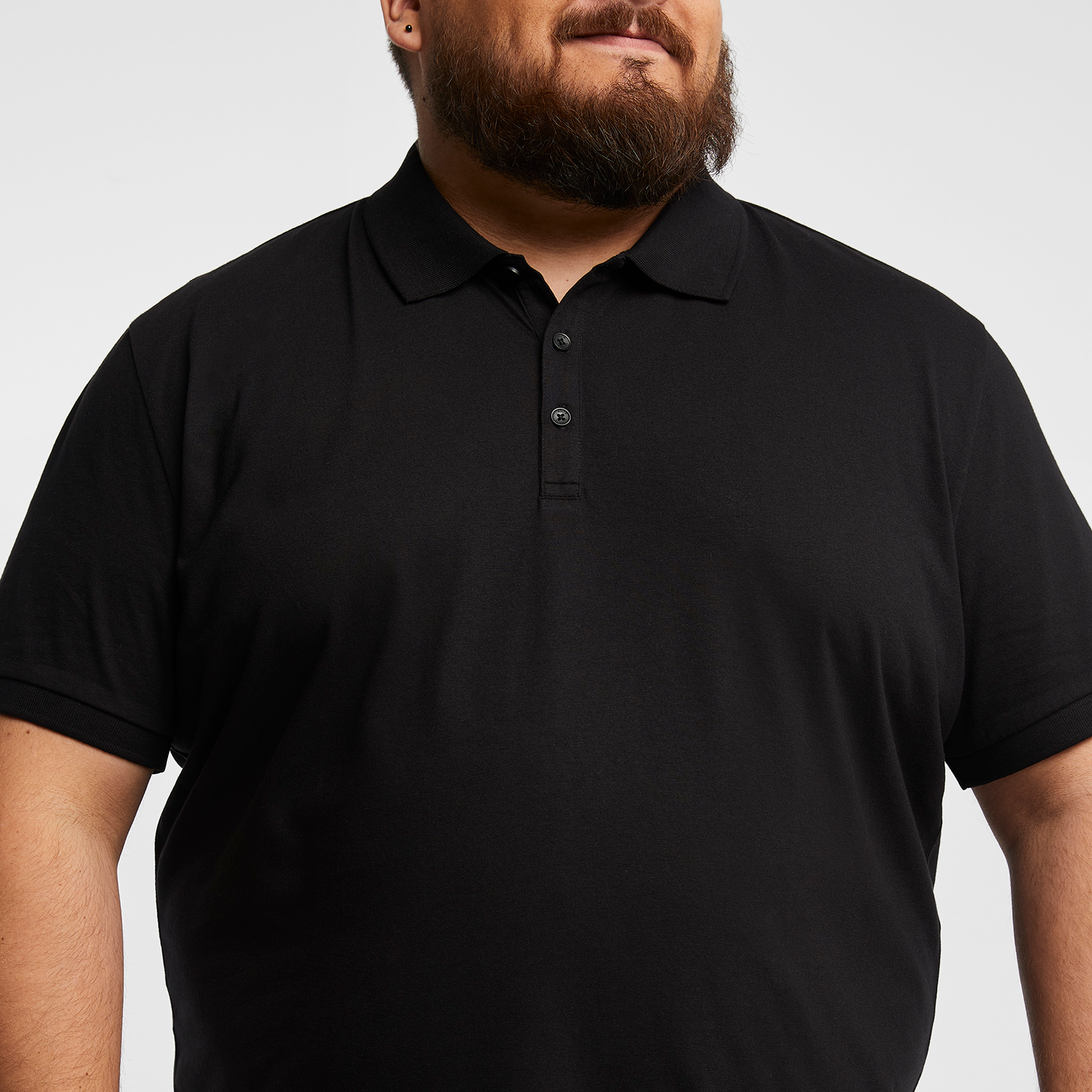 Black Hutchence Polo Shirt