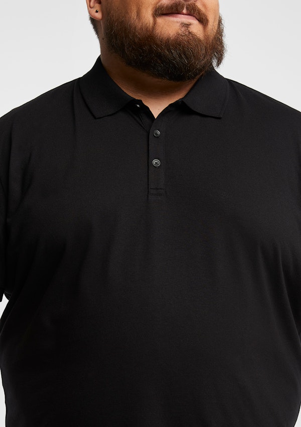 Black Hutchence Polo Shirt