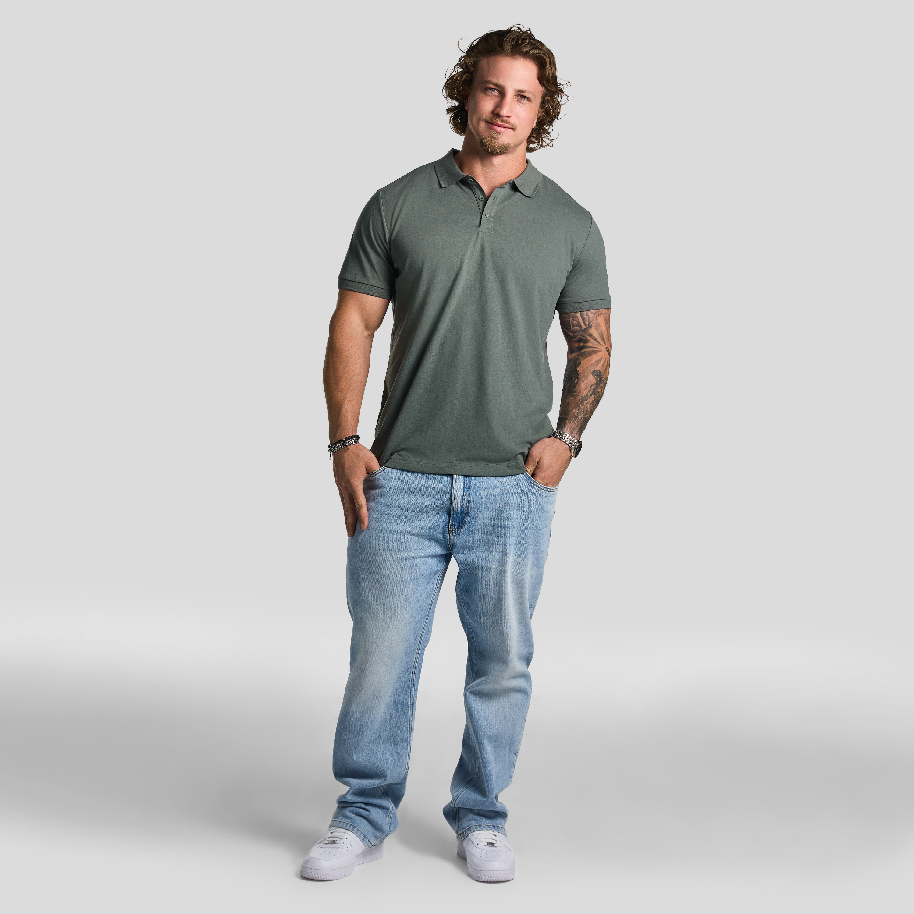 Green Hutchence Polo Shirt