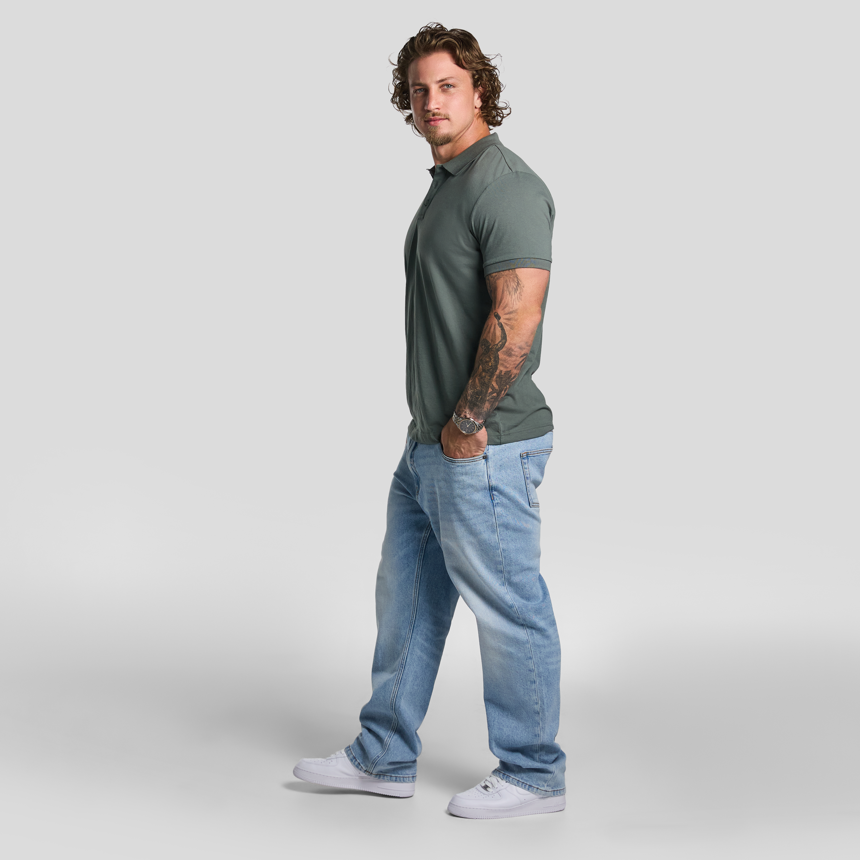 Green Hutchence Polo Shirt