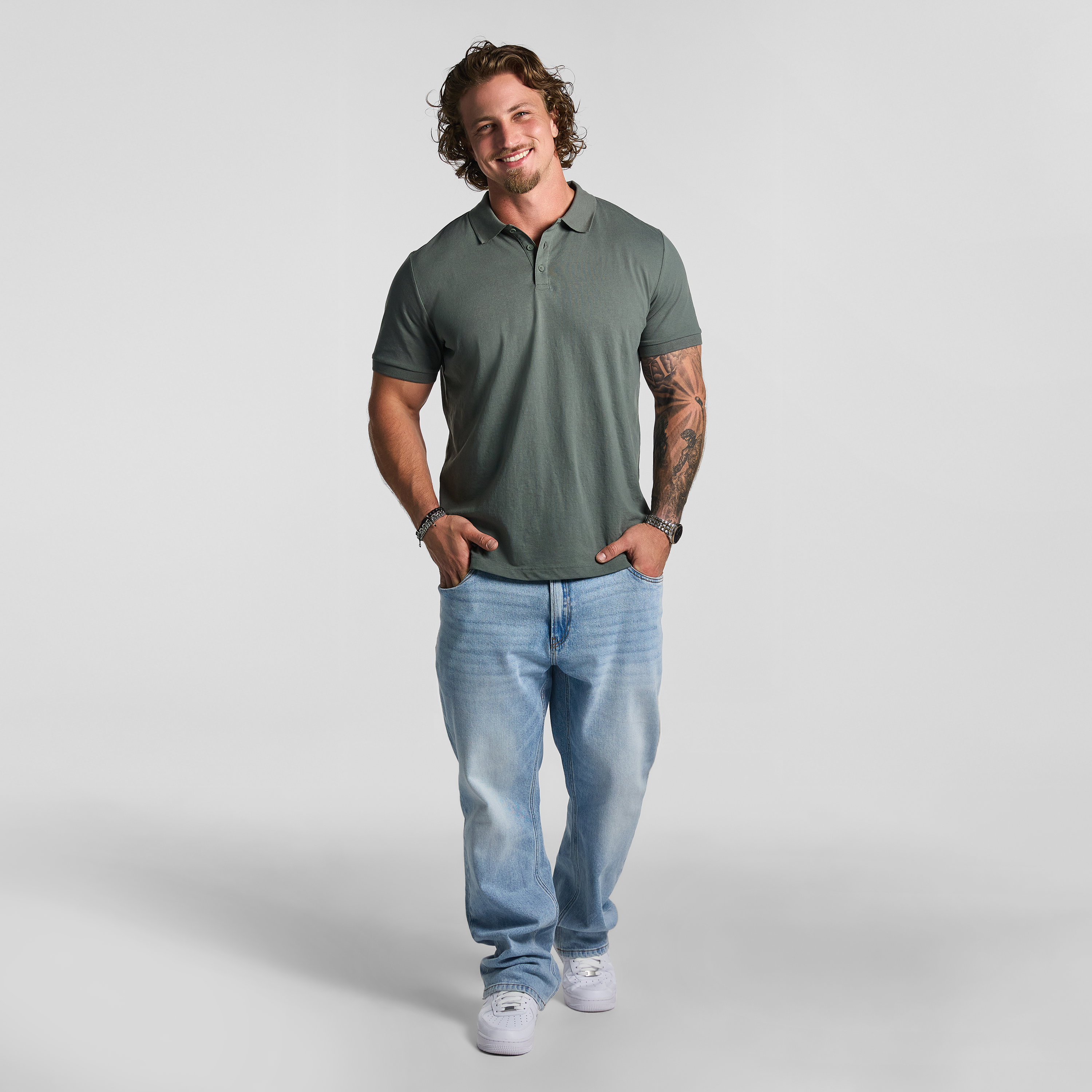 Green Hutchence Polo Shirt