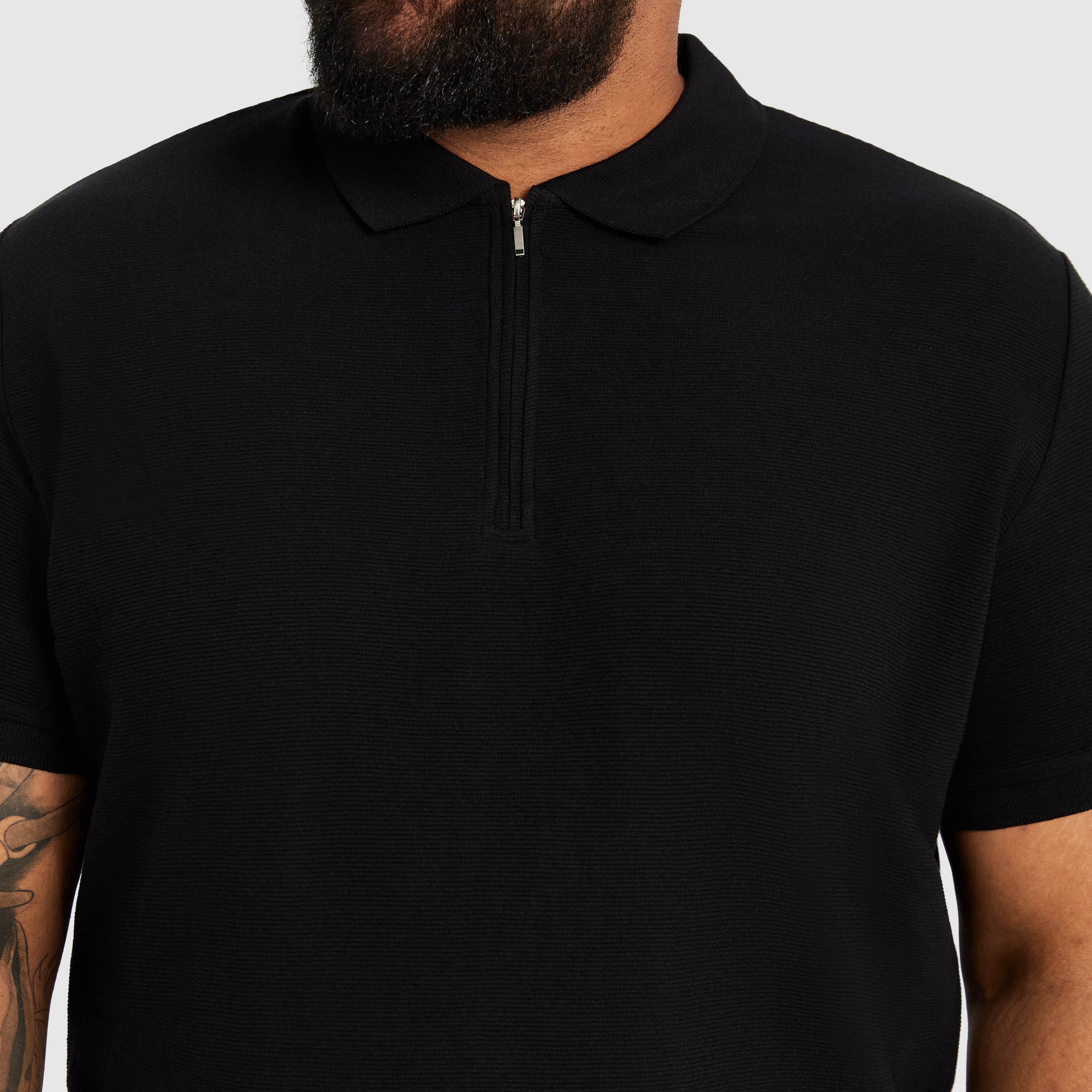 Hayling Smart Zip Polo Shirt