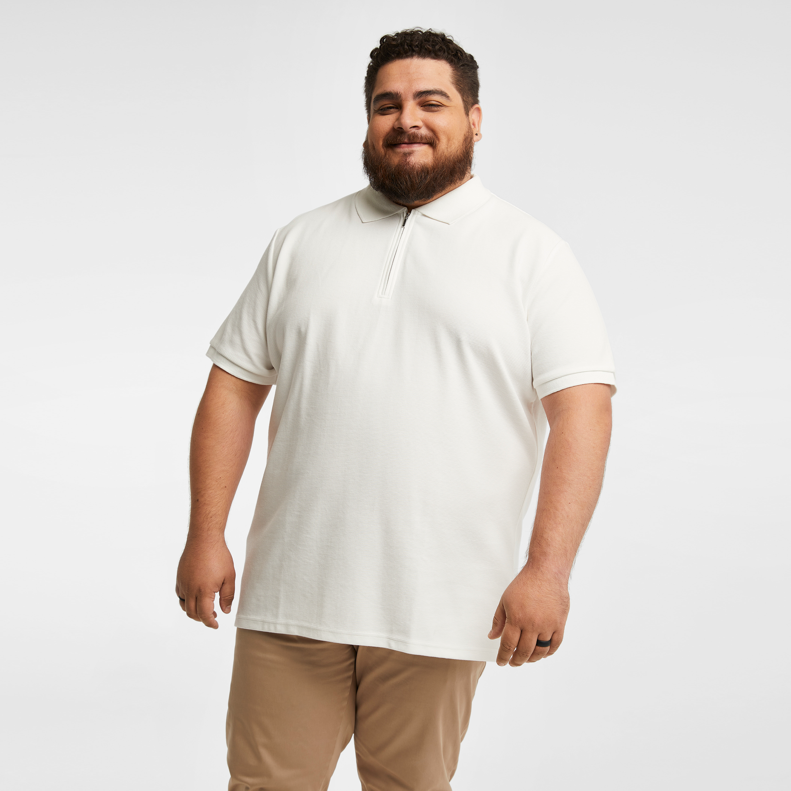 Hayling Smart Zip Polo Shirt