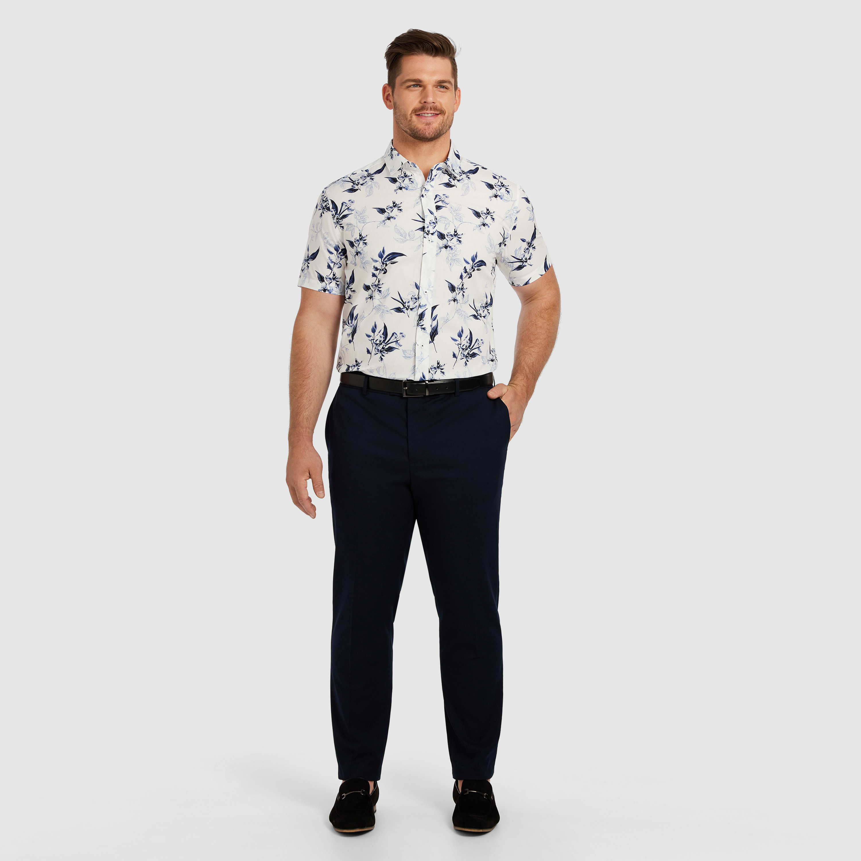 Blue Buckley Floral Shirt