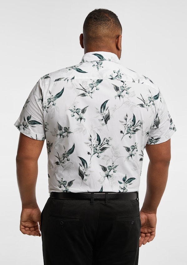 White Buckley Floral Shirt