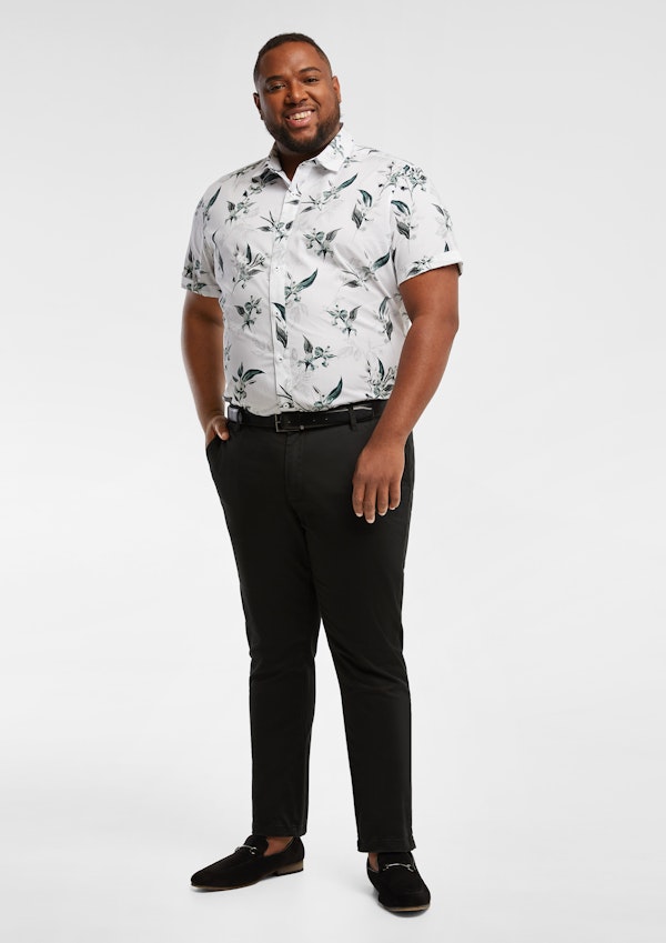 White Buckley Floral Shirt