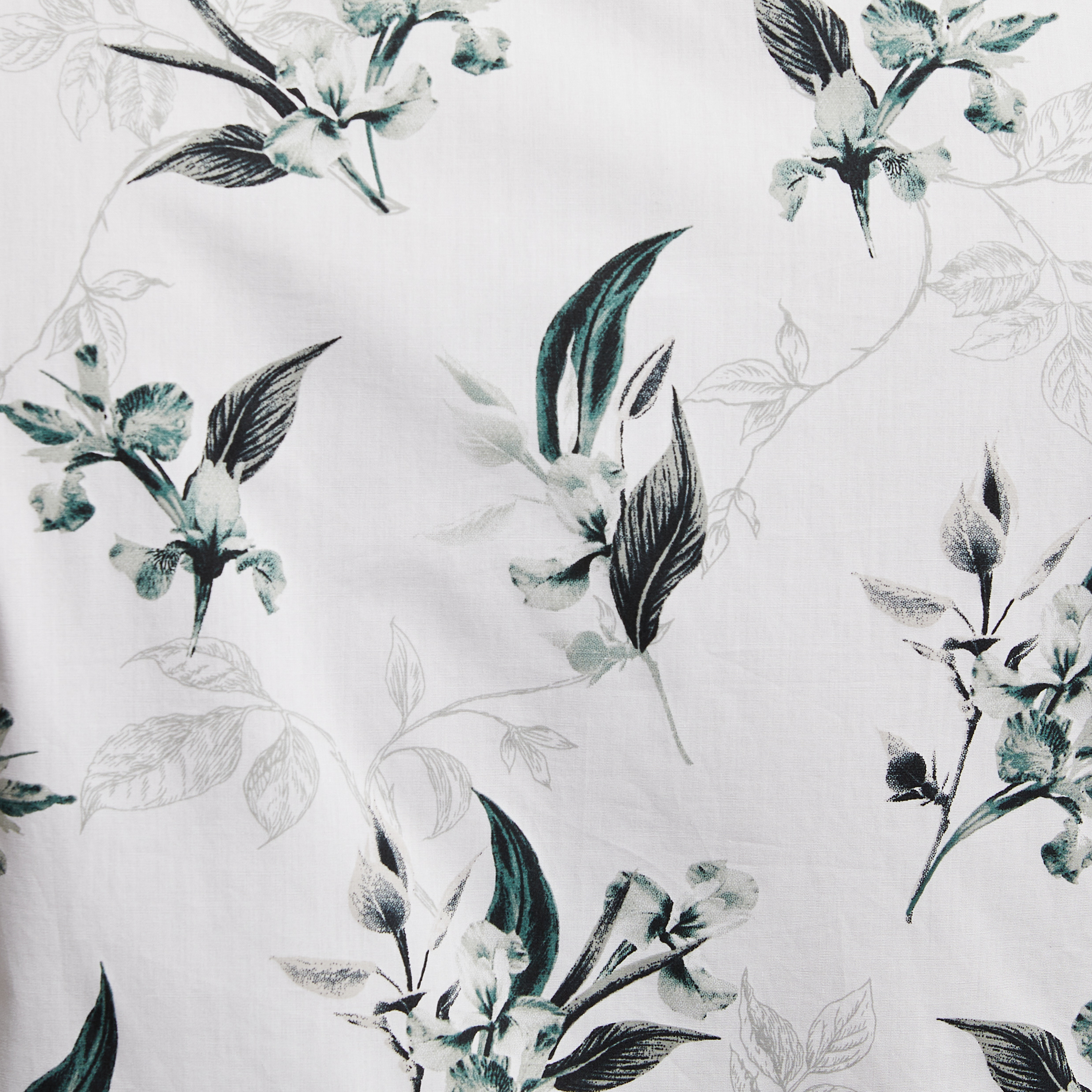 White Buckley Floral Shirt