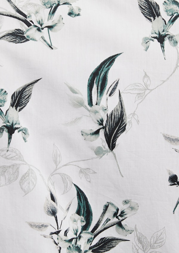 White Buckley Floral Shirt