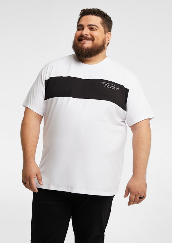 Elton Crew Neck Striped T Shirt