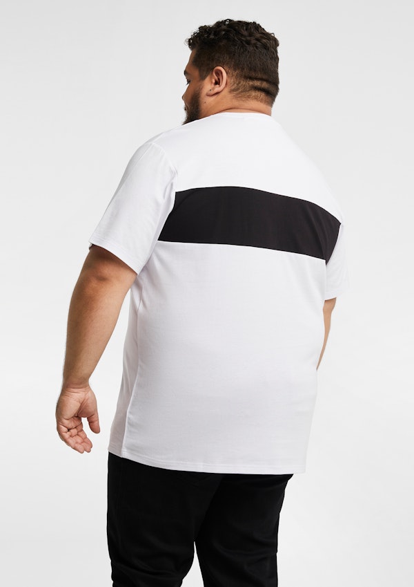 Elton Crew Neck Striped T Shirt