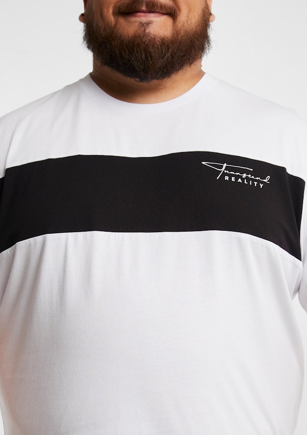 Elton Crew Neck Striped T Shirt