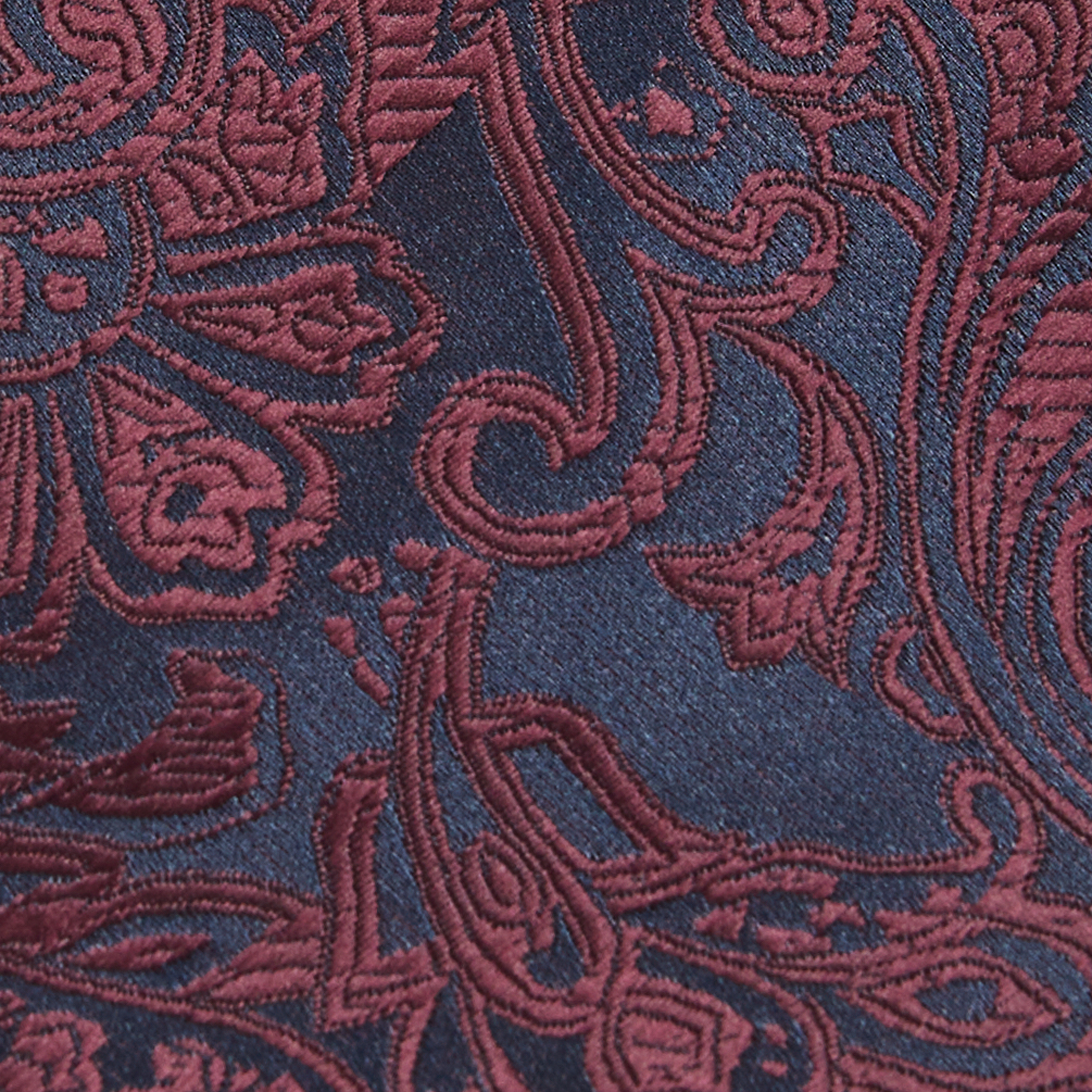 Wine 6 Cm Jacquard Tie