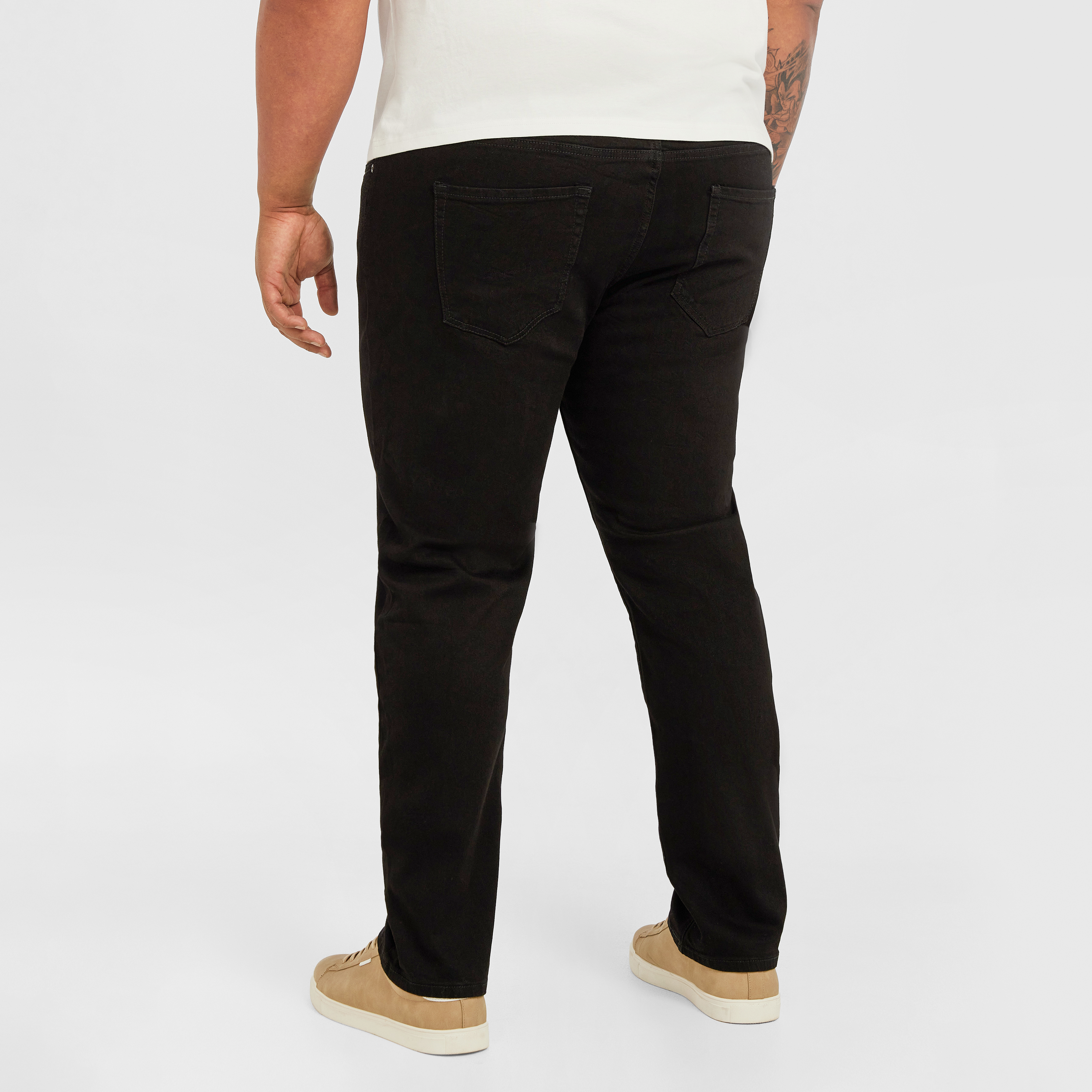 Black Toronto Straight Leg Jeans