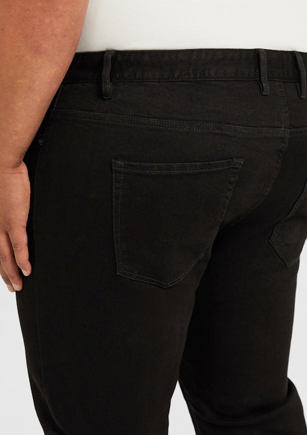 Black Toronto Straight Leg Jeans