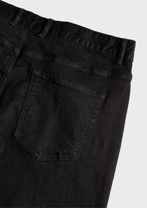Black Toronto Straight Leg Jeans