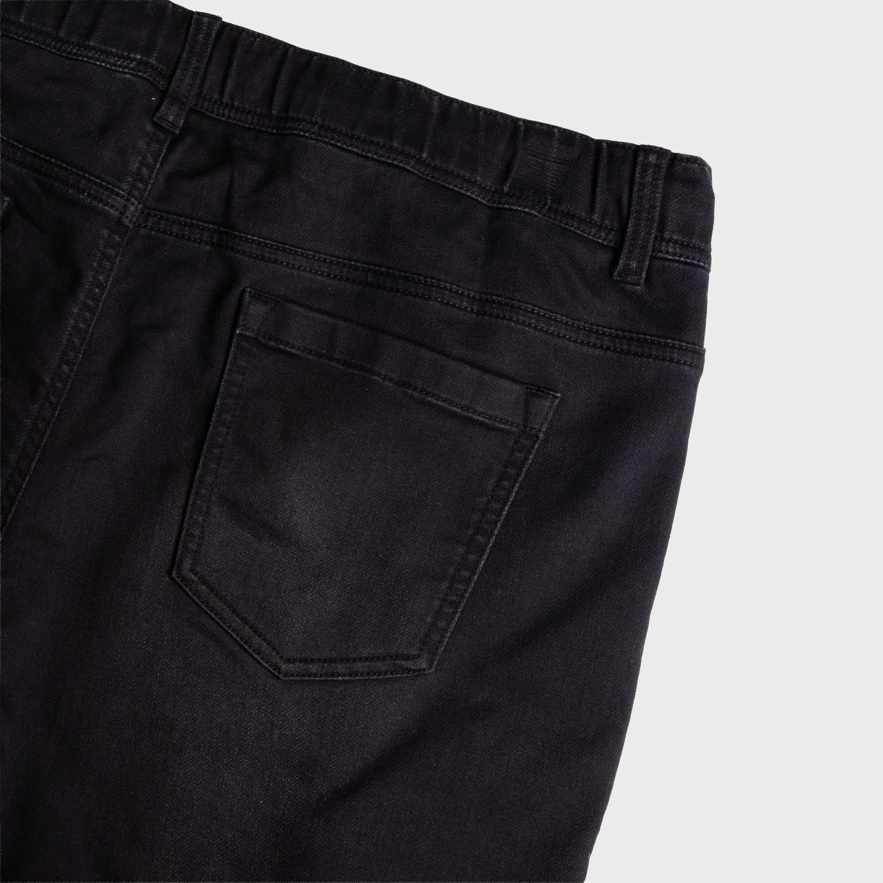 Black Onyx Denim Joggers