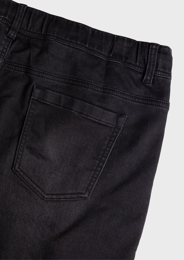 Black Onyx Denim Joggers