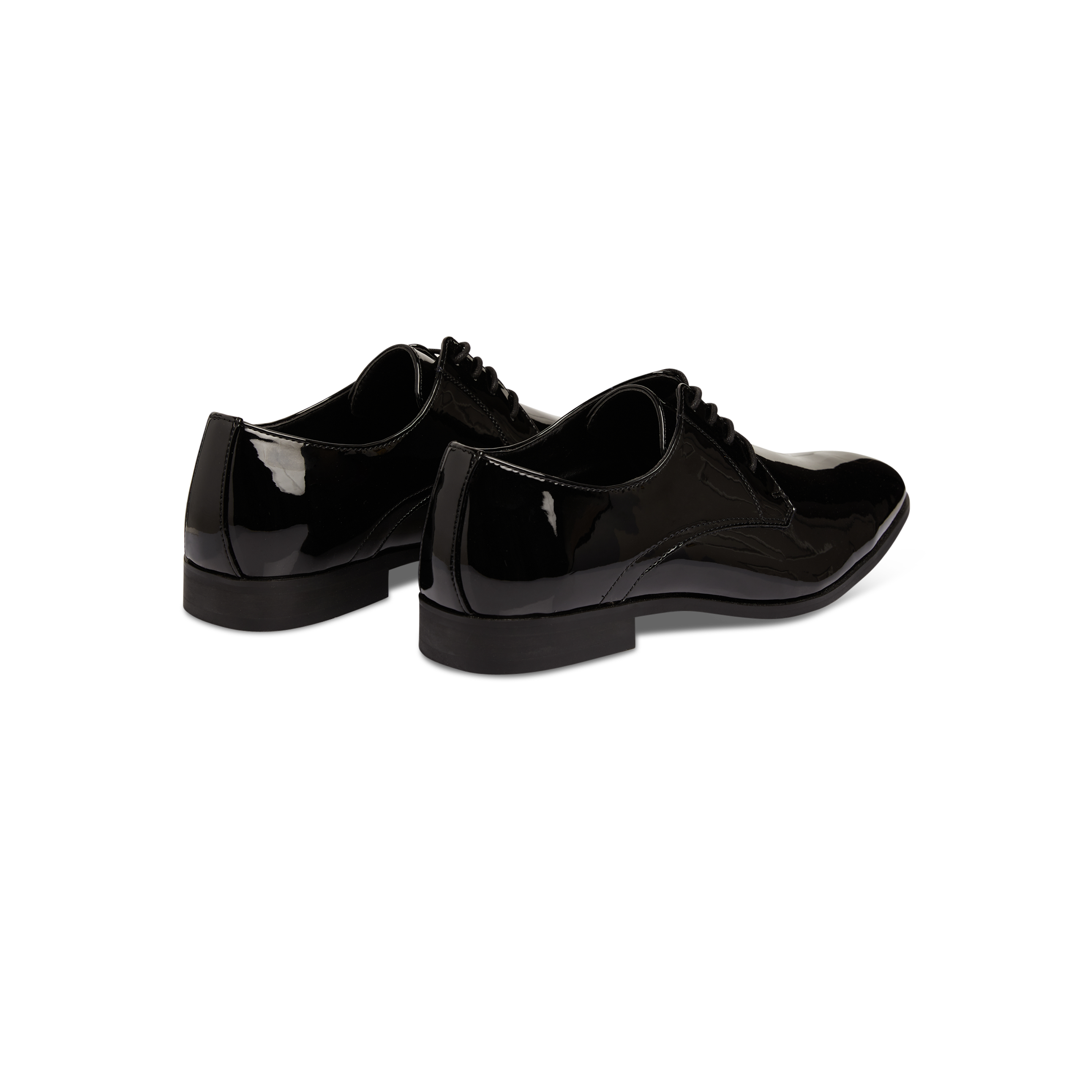 Black Glow Bevan Patent Lace Up Shoe