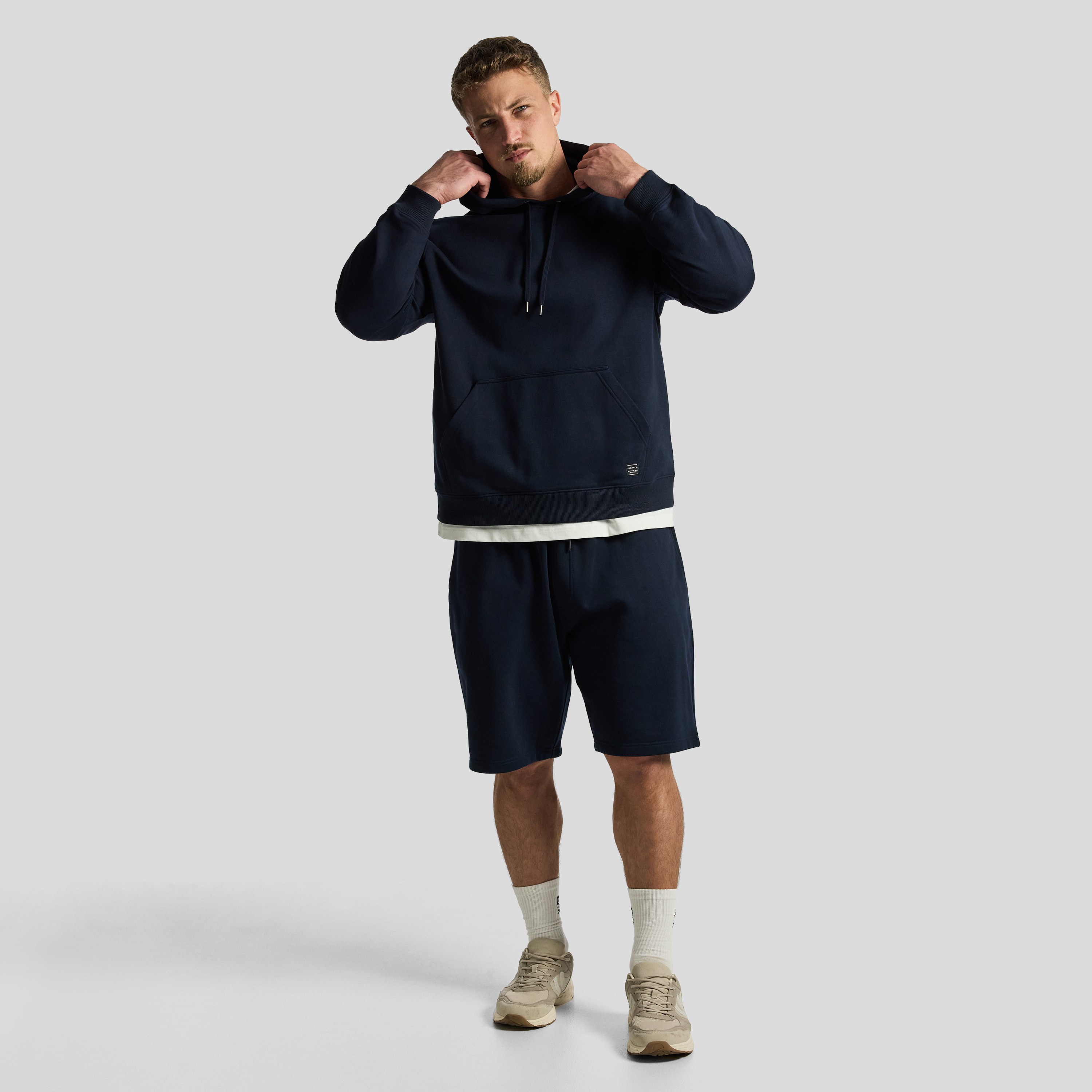 Navy Leo Hoodie