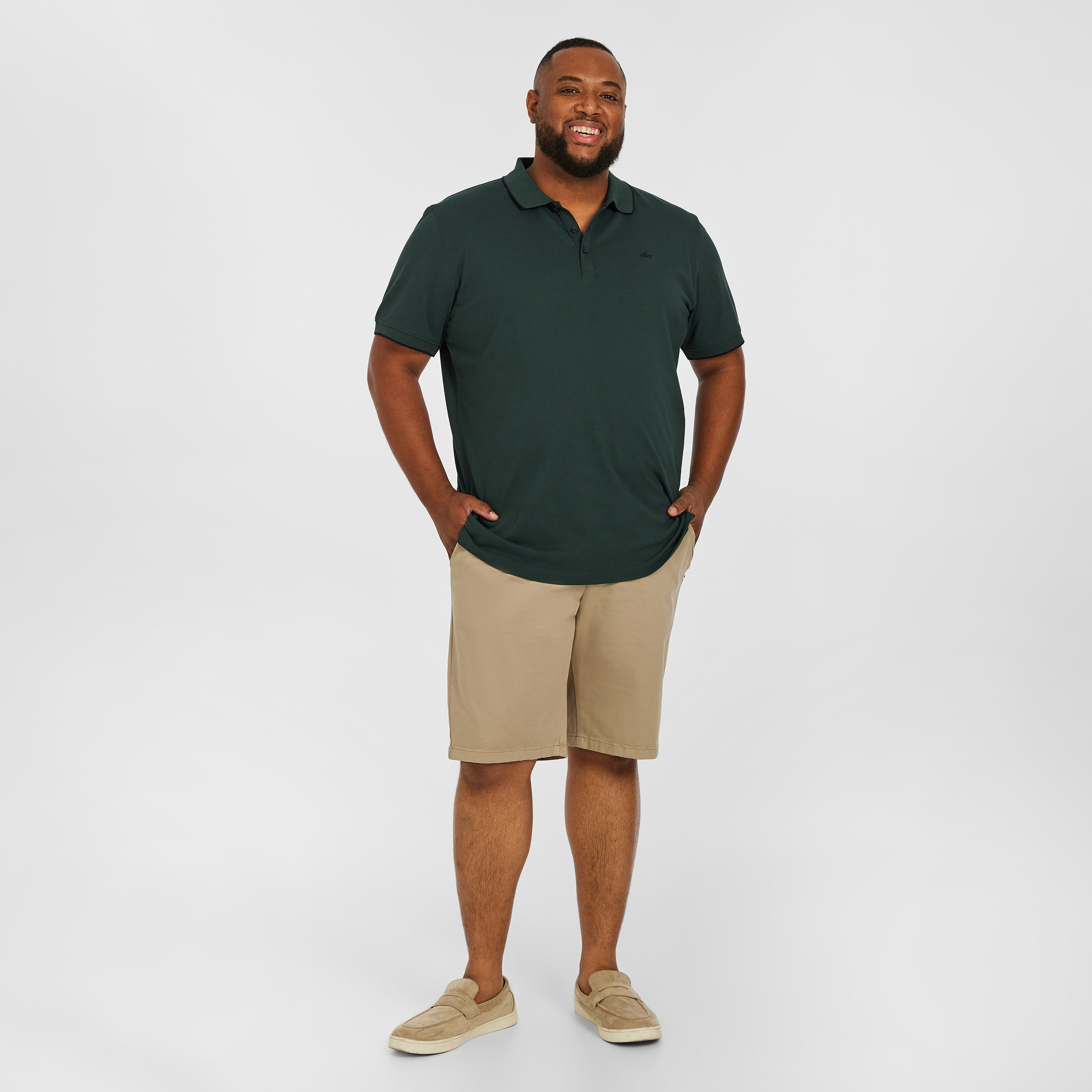 Dark Green Lombard Polo Shirt
