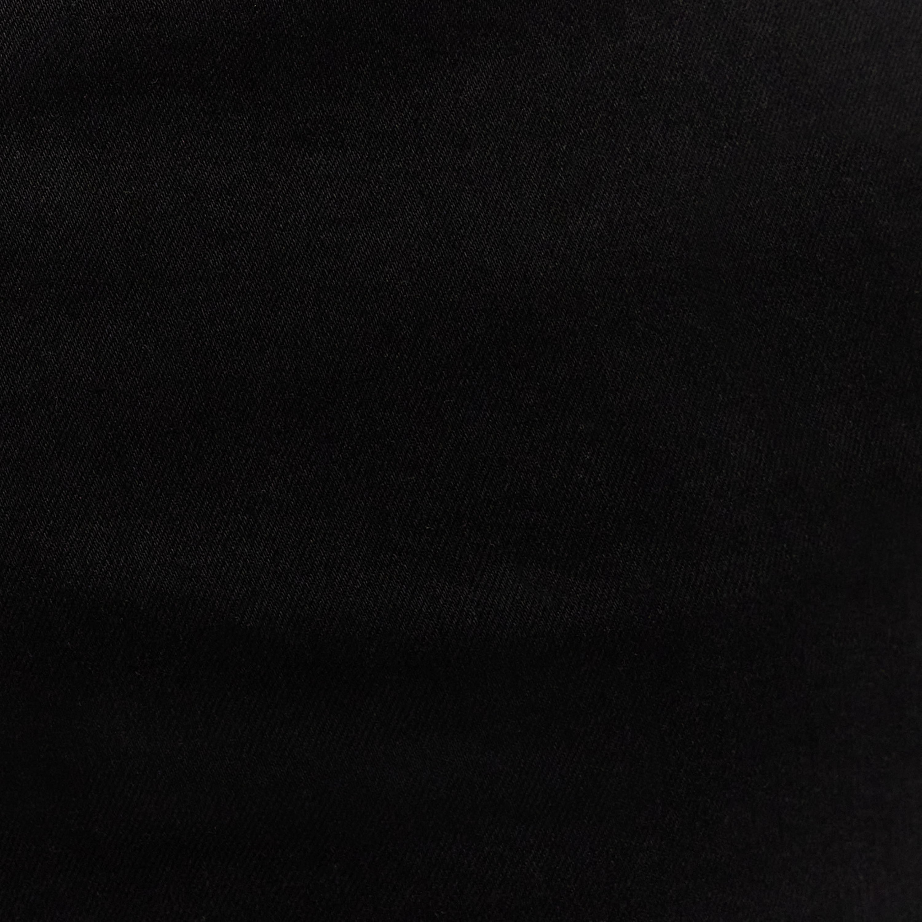 Black Xavier Elastic Waist Shorts