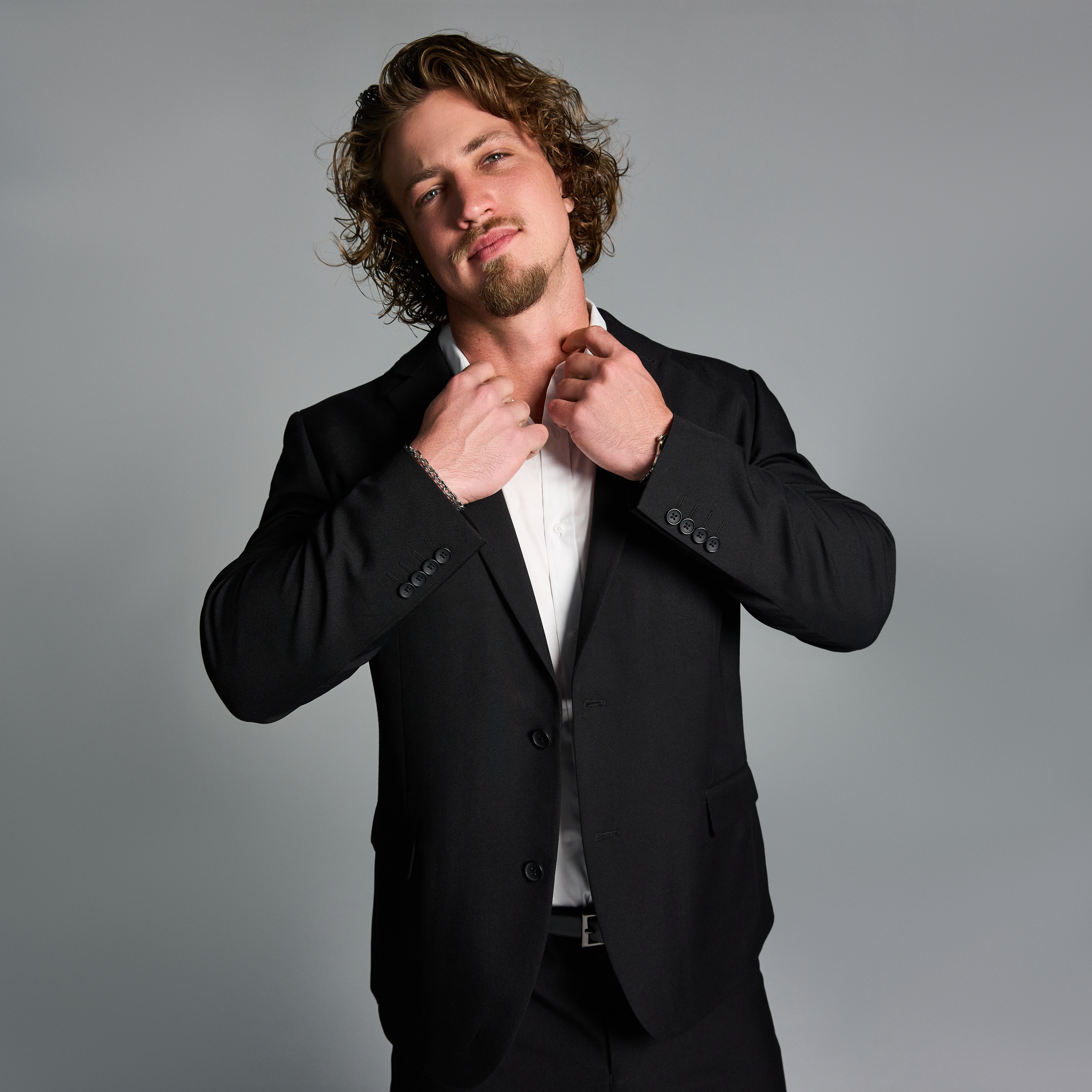 Black Hexham Classic Suit Jacket