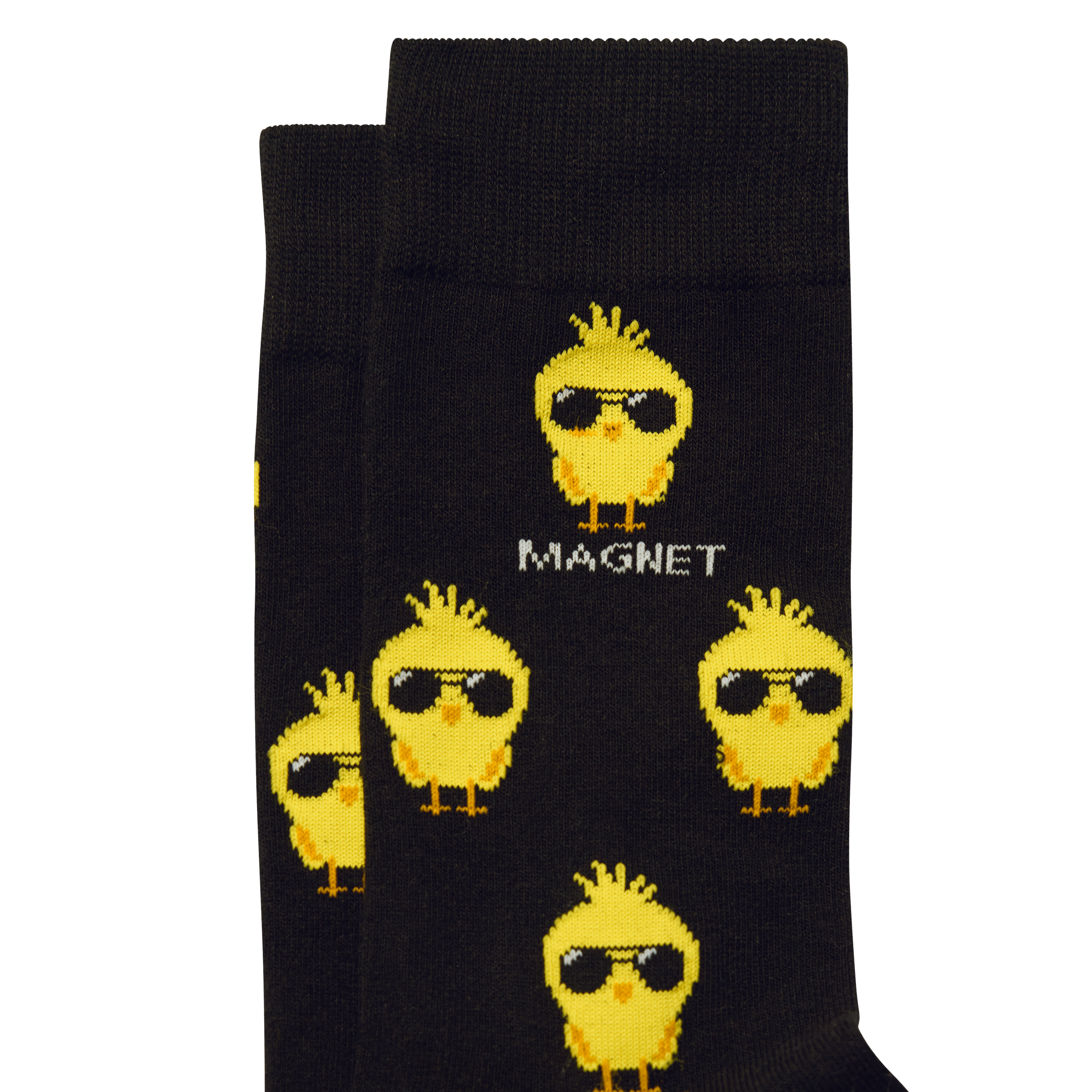 Black Chick Magnet Casual Socks