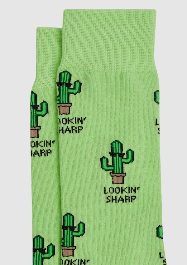 Light Green Lookin' Sharp Sock