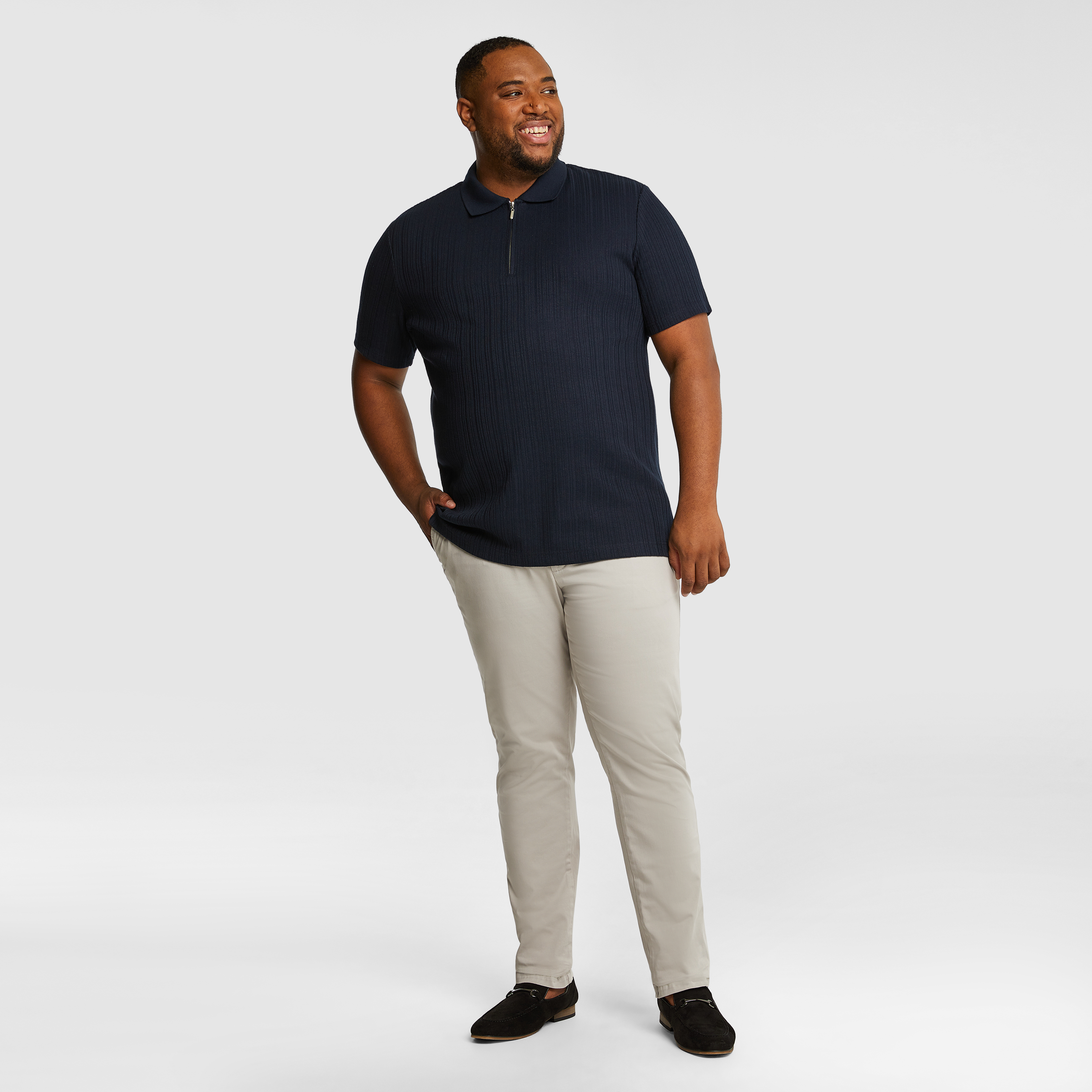 Ink Emsworth Quarter Zip Smart Polo
