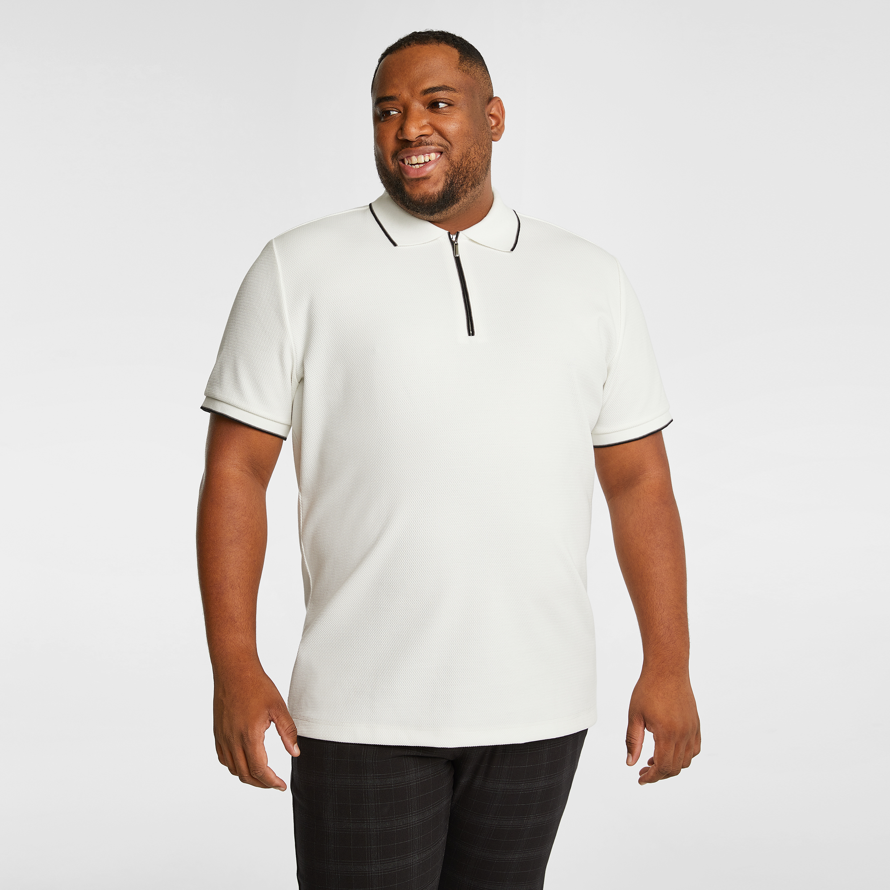 Glenroy Quarter Zip Smart Polo