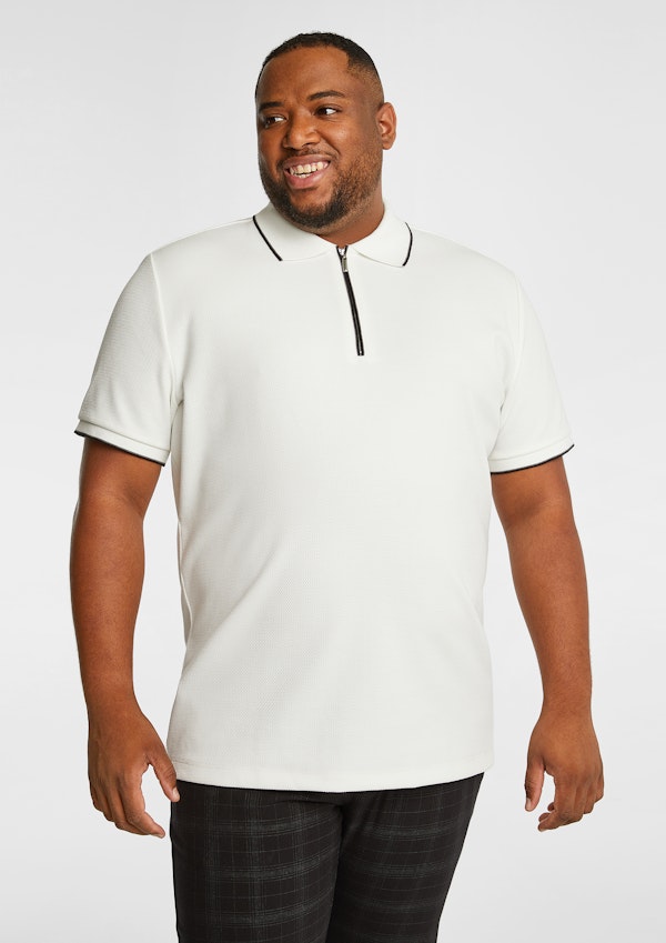 Glenroy Quarter Zip Smart Polo