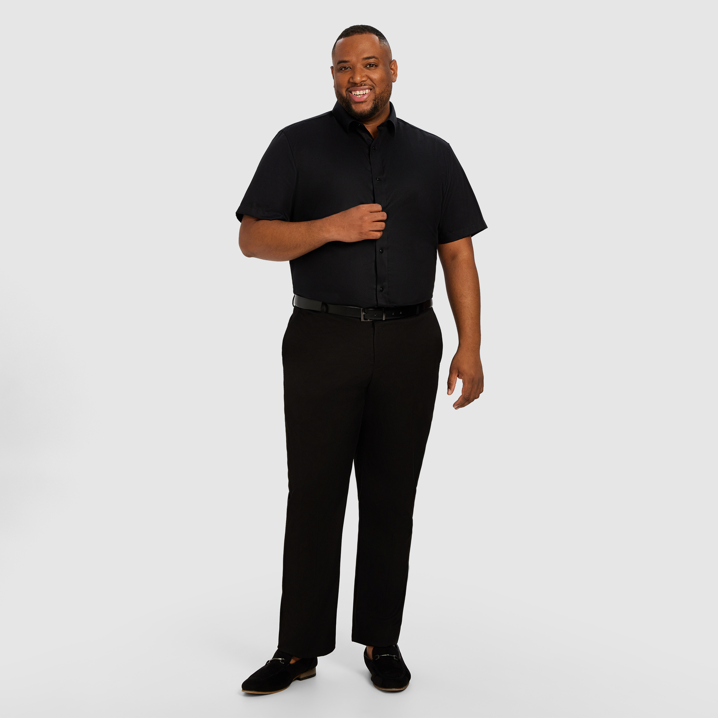 Black London Short Sleeve Shirt