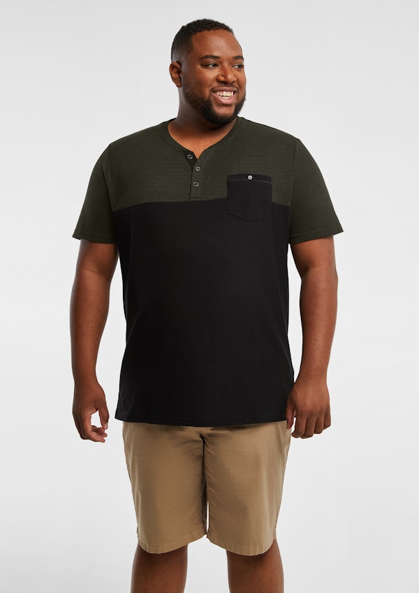 Alexander Panel Henley T Shirt