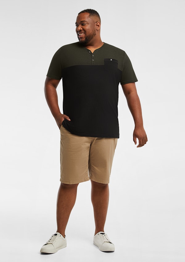 Alexander Panel Henley T Shirt