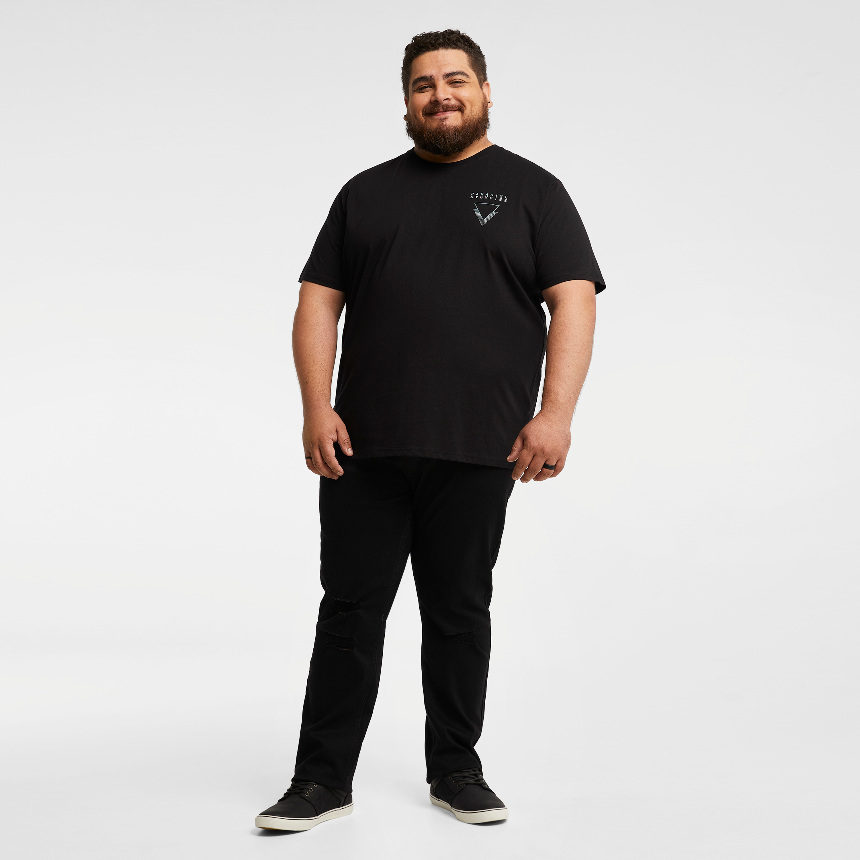 Black Silas Graphic Tee