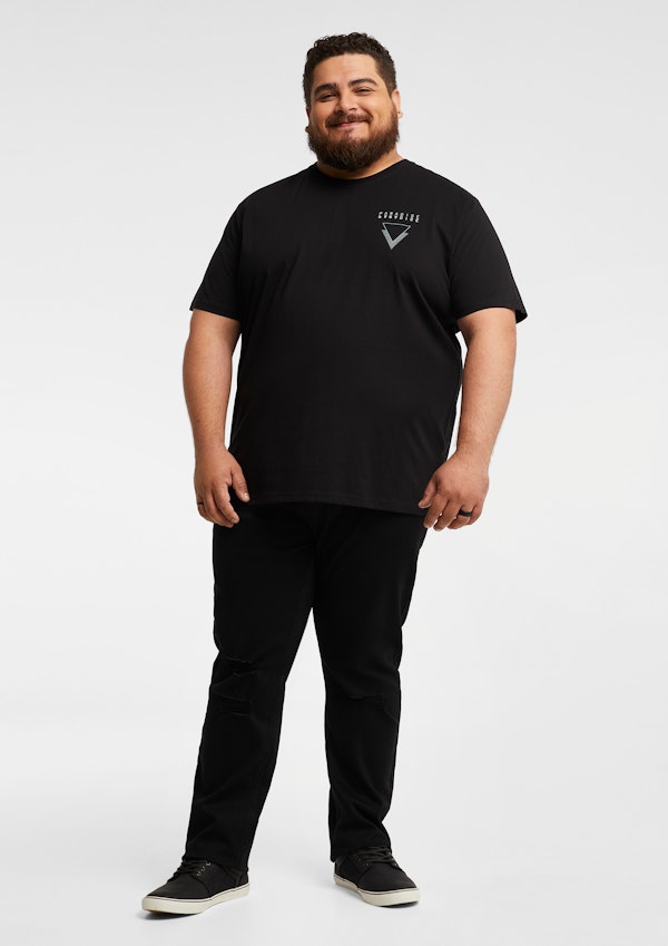 Black Silas Graphic Tee