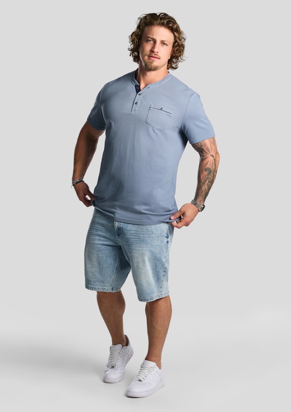 Blue Ormond Henley Tee