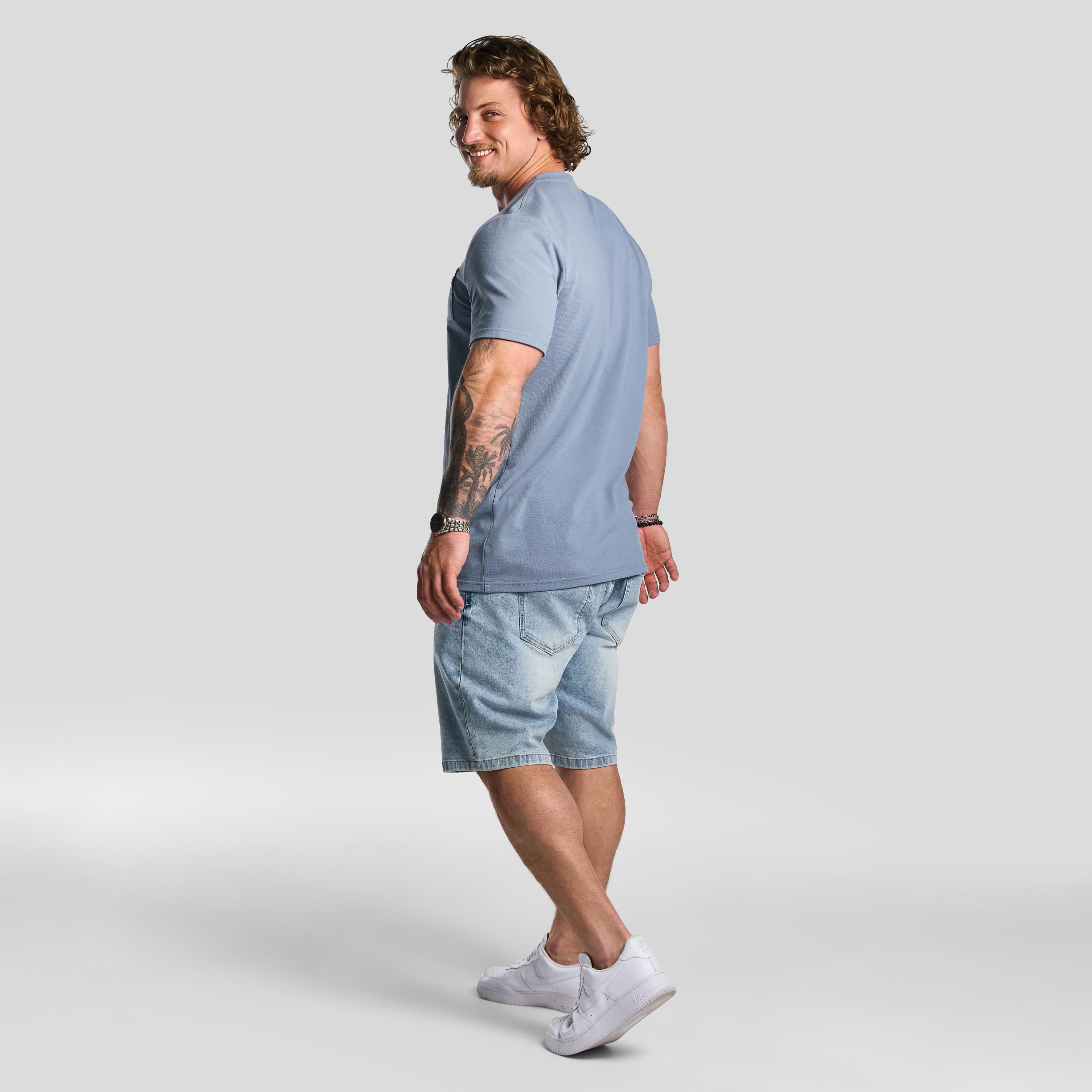 Blue Ormond Henley Tee