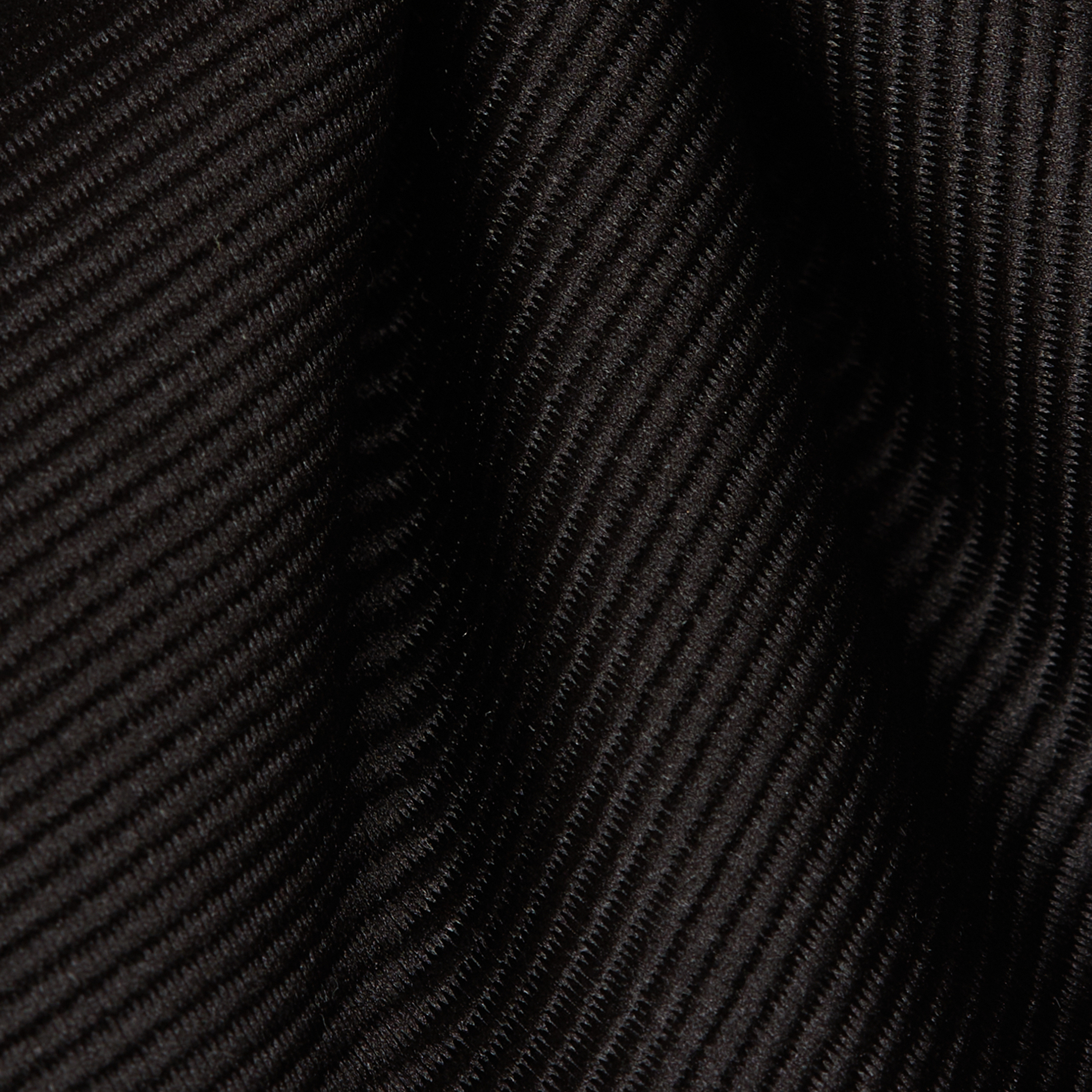 Black Twill Textured Bow Tie