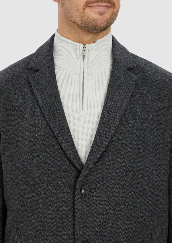 Charcoal Broughton Coat