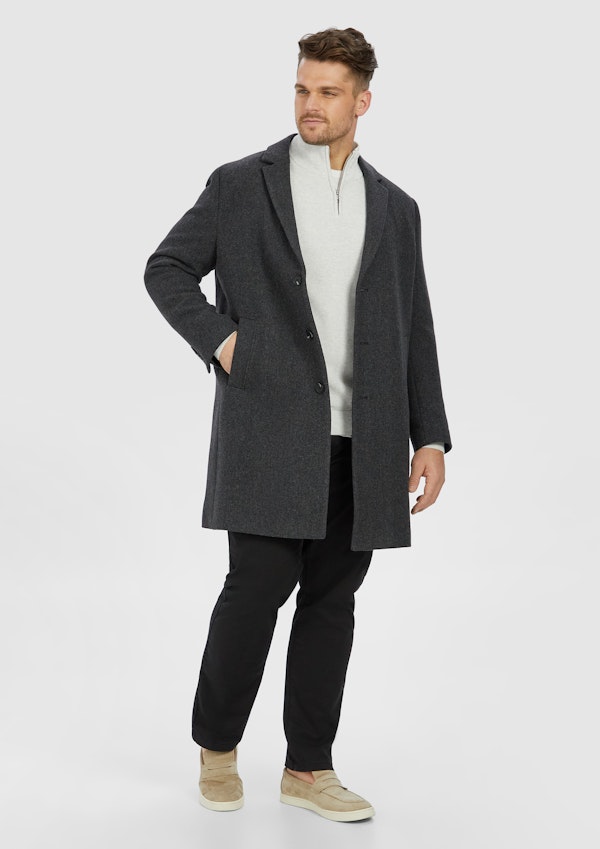 Charcoal Broughton Coat