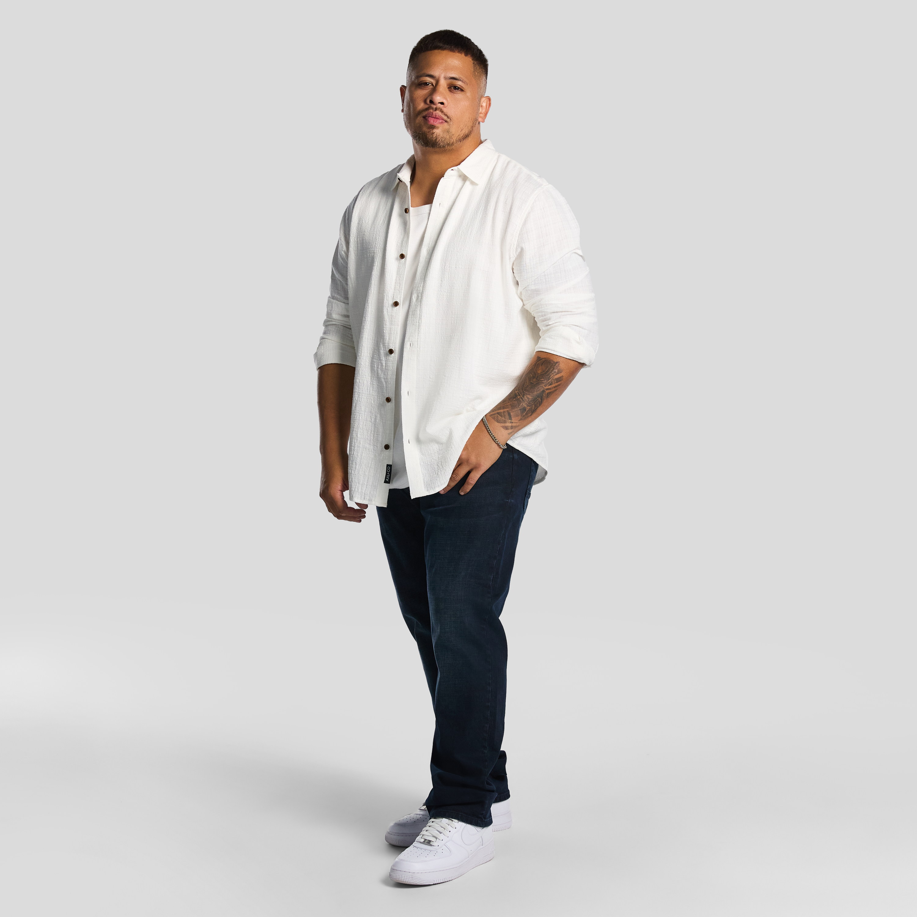 Off White Cornelius Textured Casual Shirt