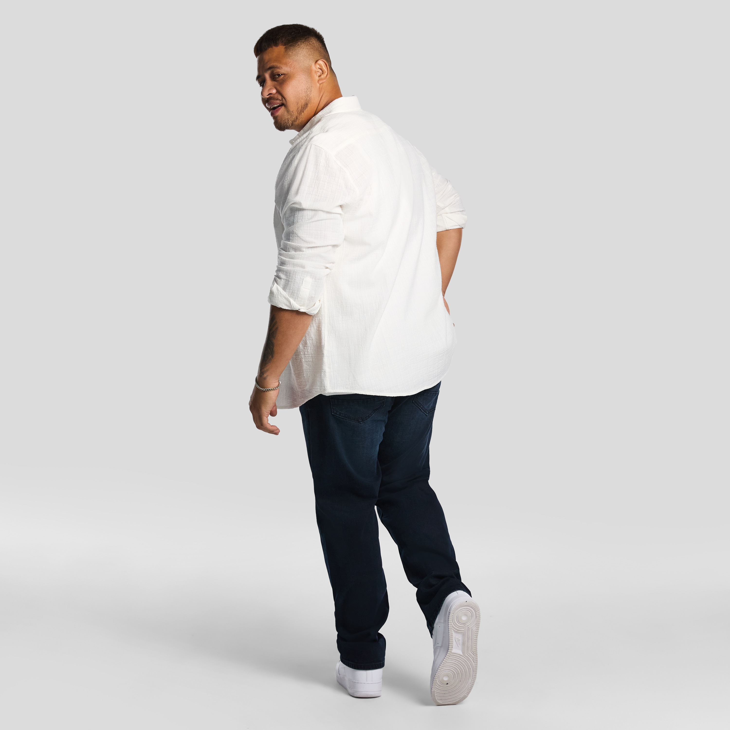 Off White Cornelius Textured Casual Shirt